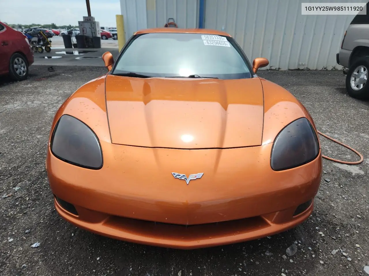 2008 Chevrolet Corvette VIN: 1G1YY25W985111920 Lot: 63256655