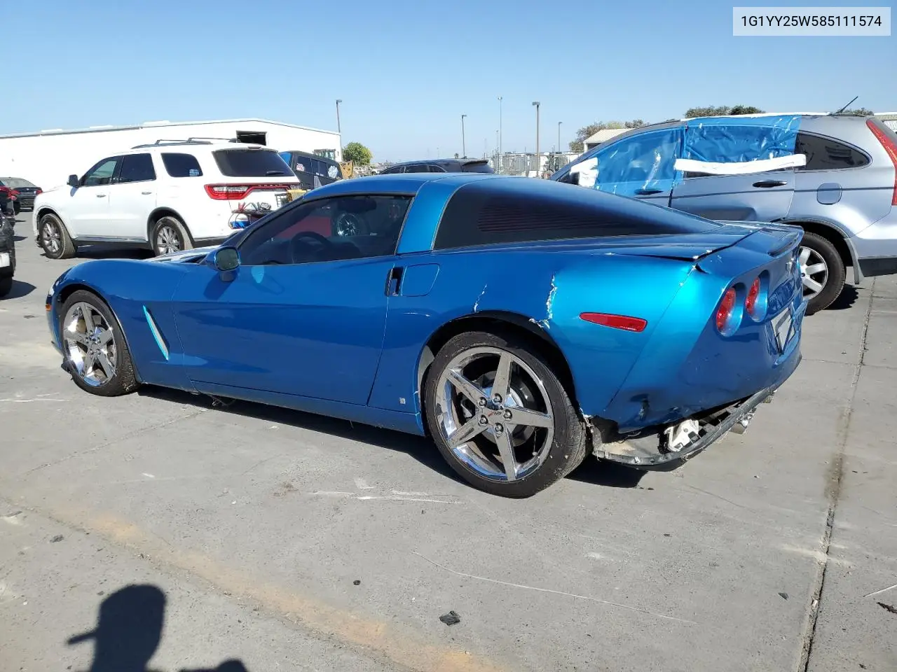 2008 Chevrolet Corvette VIN: 1G1YY25W585111574 Lot: 75745484