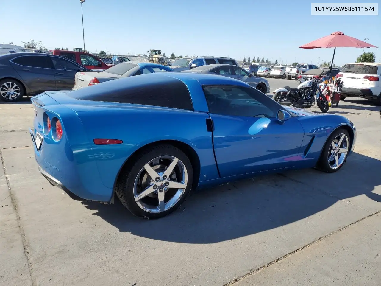 2008 Chevrolet Corvette VIN: 1G1YY25W585111574 Lot: 75745484