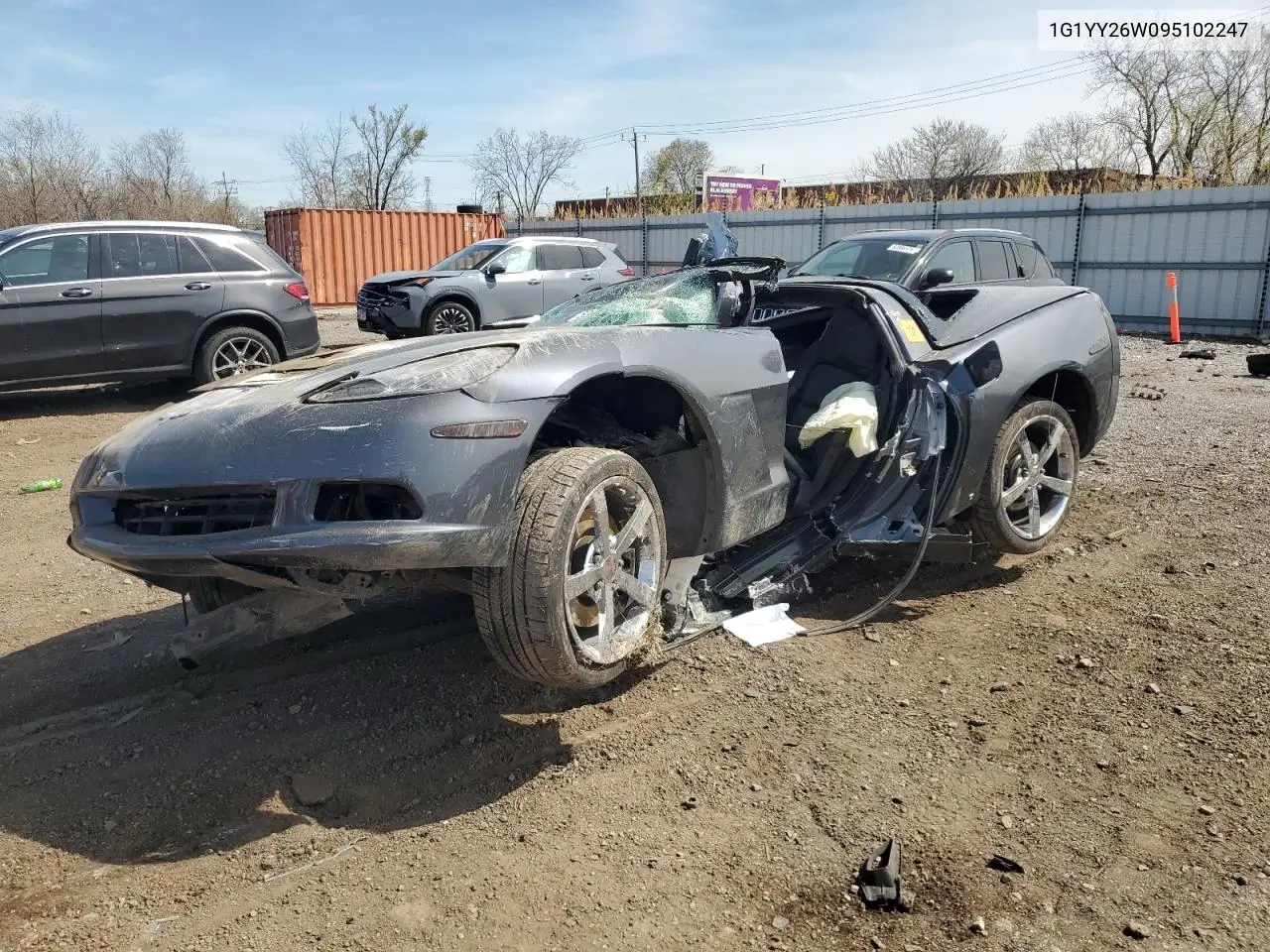 2009 Chevrolet Corvette VIN: 1G1YY26W095102247 Lot: 53491725