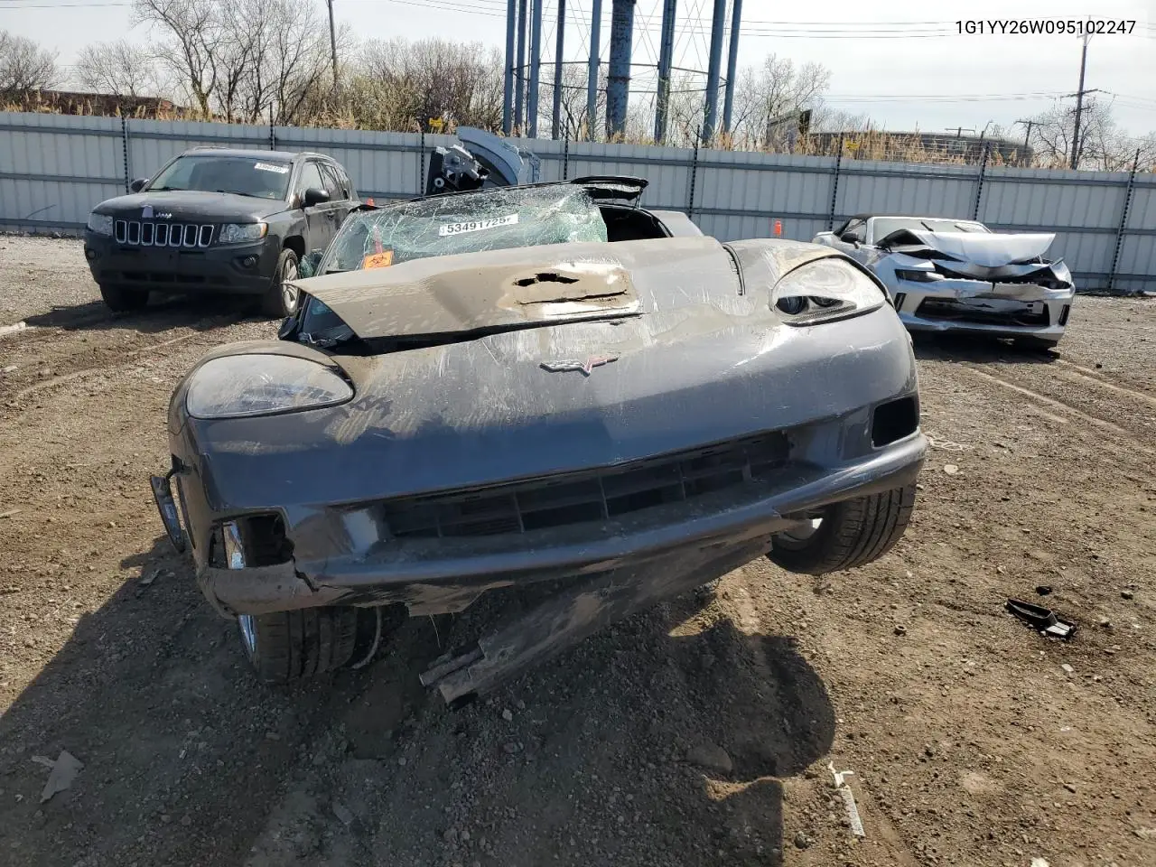 2009 Chevrolet Corvette VIN: 1G1YY26W095102247 Lot: 53491725