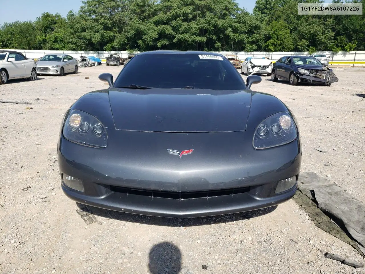 2010 Chevrolet Corvette VIN: 1G1YF2DW8A5107225 Lot: 61450055