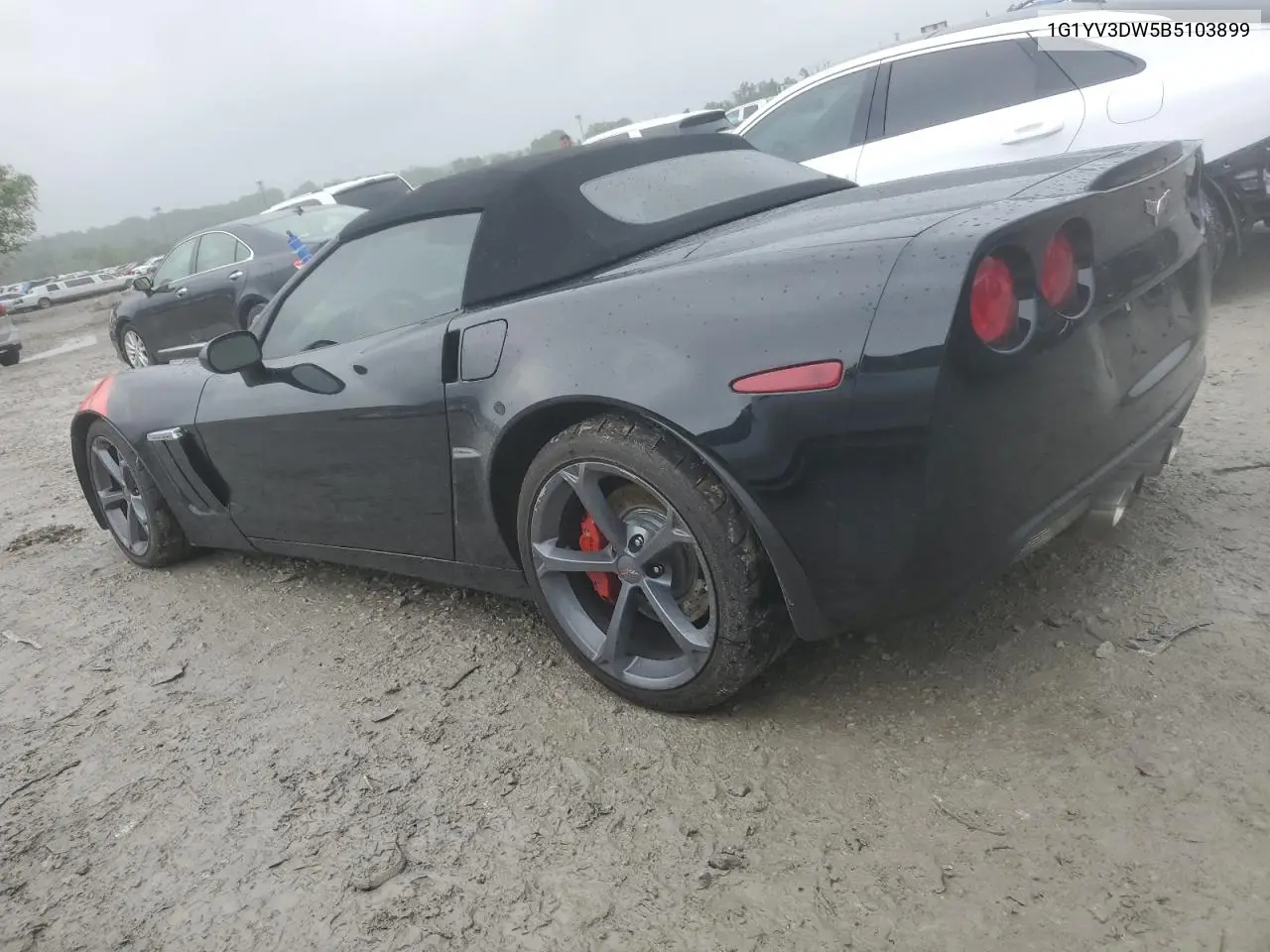 2011 Chevrolet Corvette Grand Sport VIN: 1G1YV3DW5B5103899 Lot: 60713345