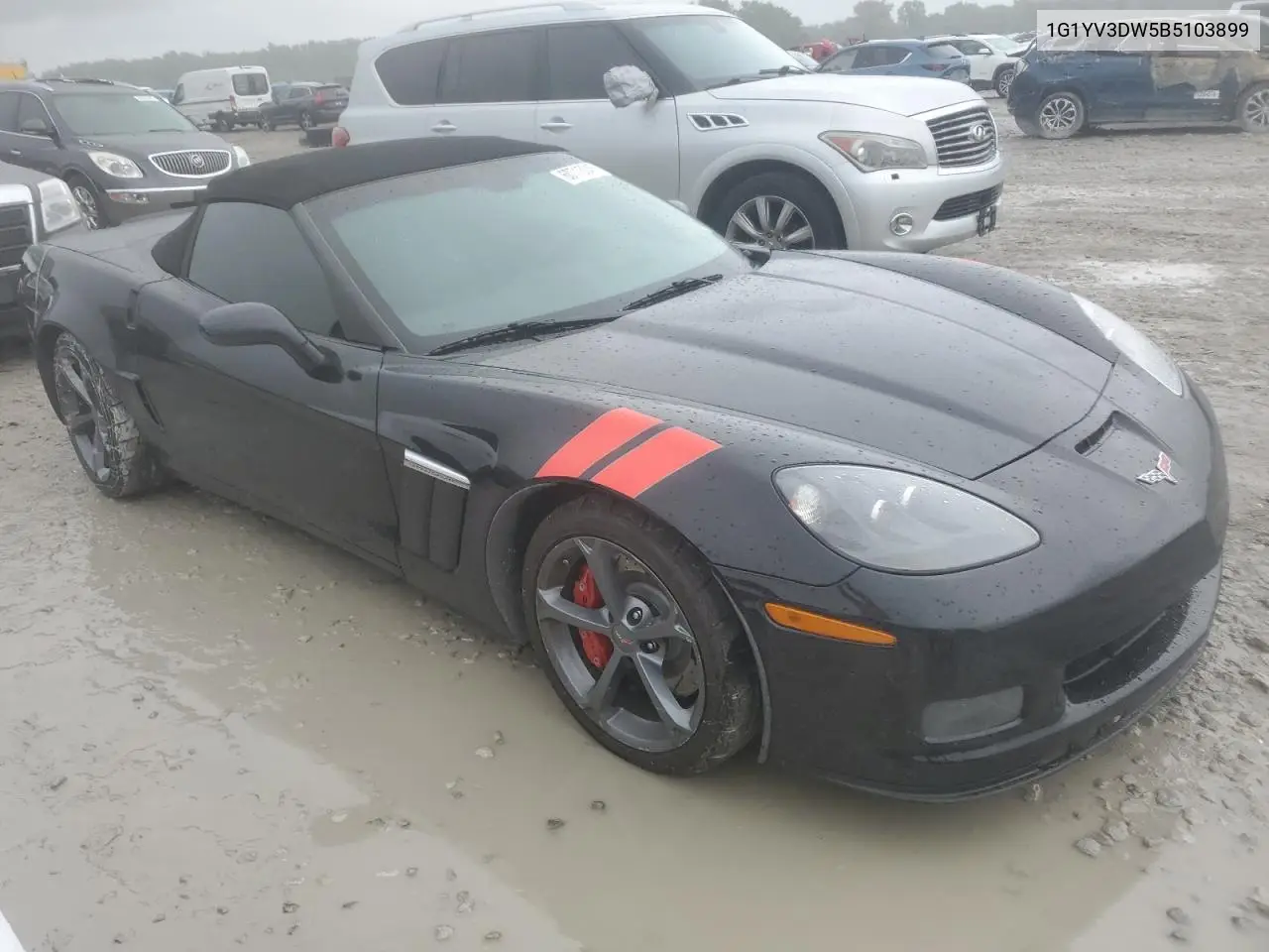 2011 Chevrolet Corvette Grand Sport VIN: 1G1YV3DW5B5103899 Lot: 60713345