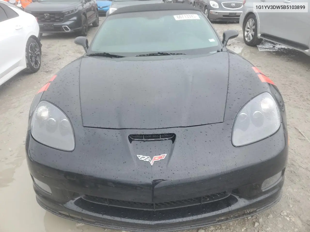 2011 Chevrolet Corvette Grand Sport VIN: 1G1YV3DW5B5103899 Lot: 60713345