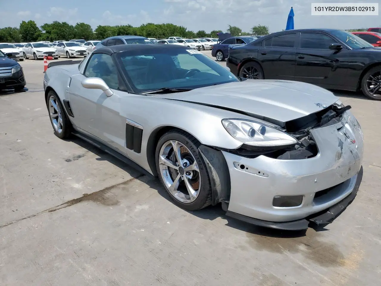 2011 Chevrolet Corvette Grand Sport VIN: 1G1YR2DW3B5102913 Lot: 61264035