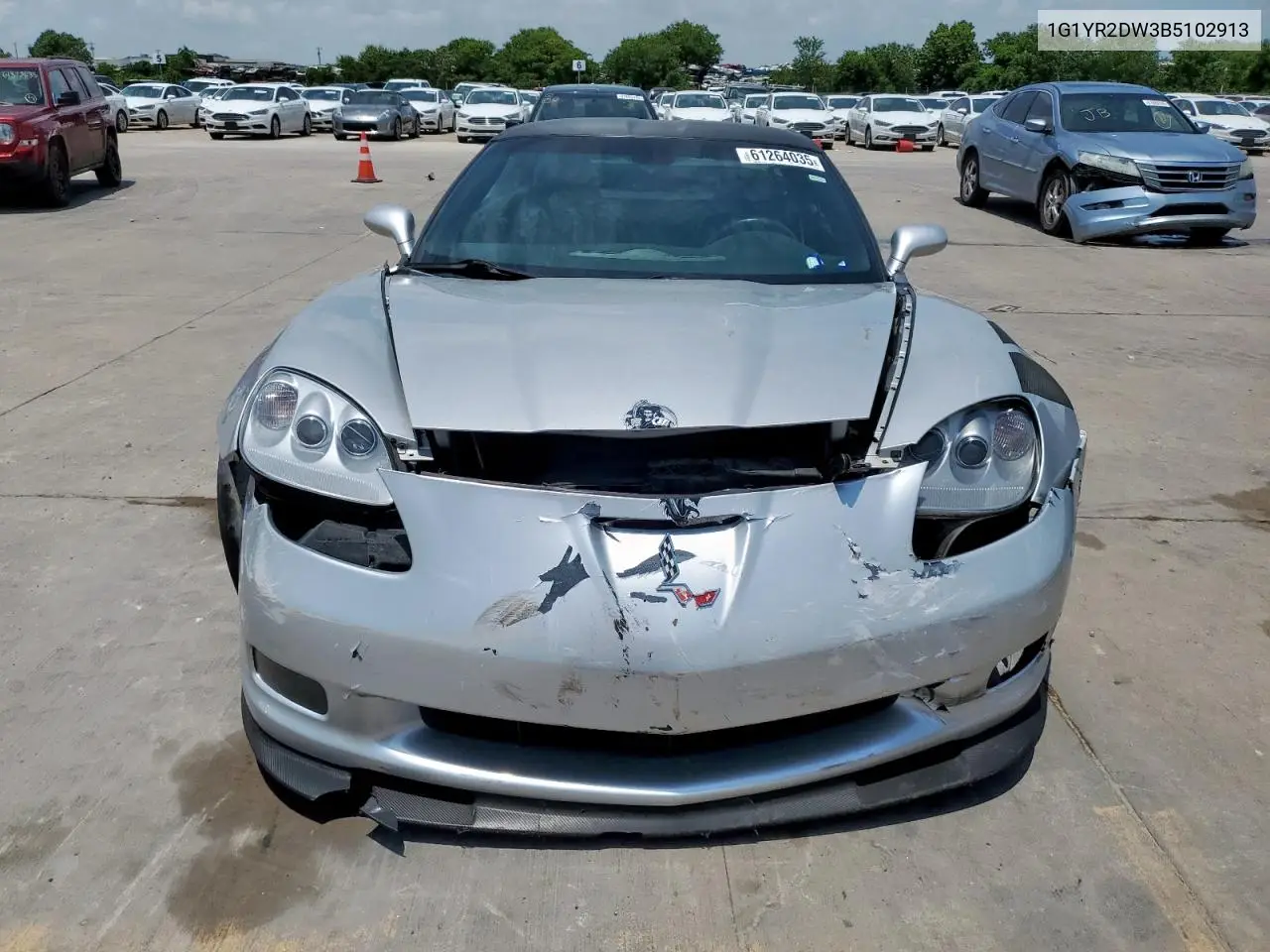 2011 Chevrolet Corvette Grand Sport VIN: 1G1YR2DW3B5102913 Lot: 61264035
