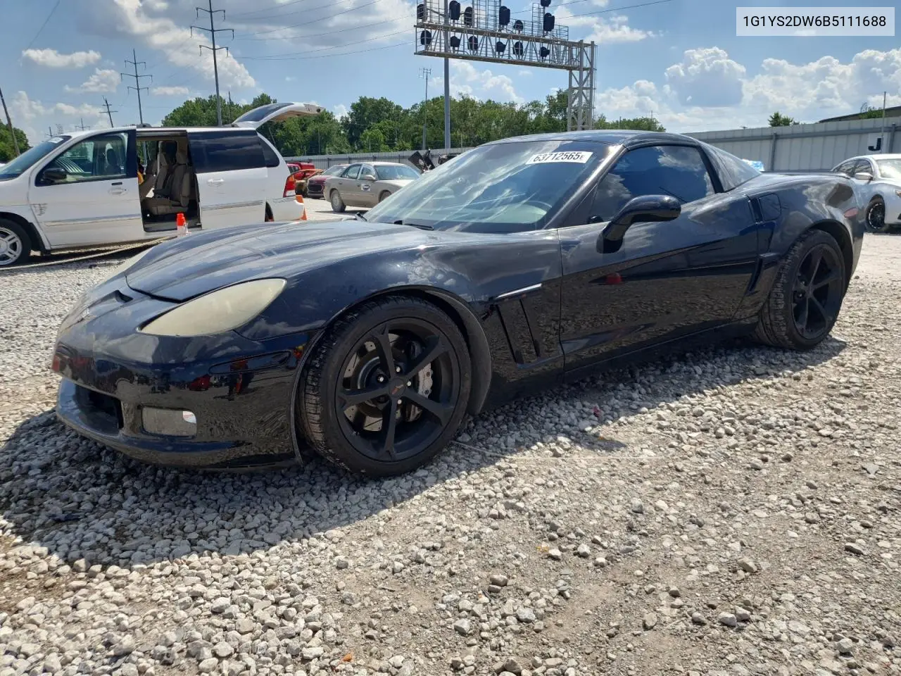 2011 Chevrolet Corvette Grand Sport VIN: 1G1YS2DW6B5111688 Lot: 63712565