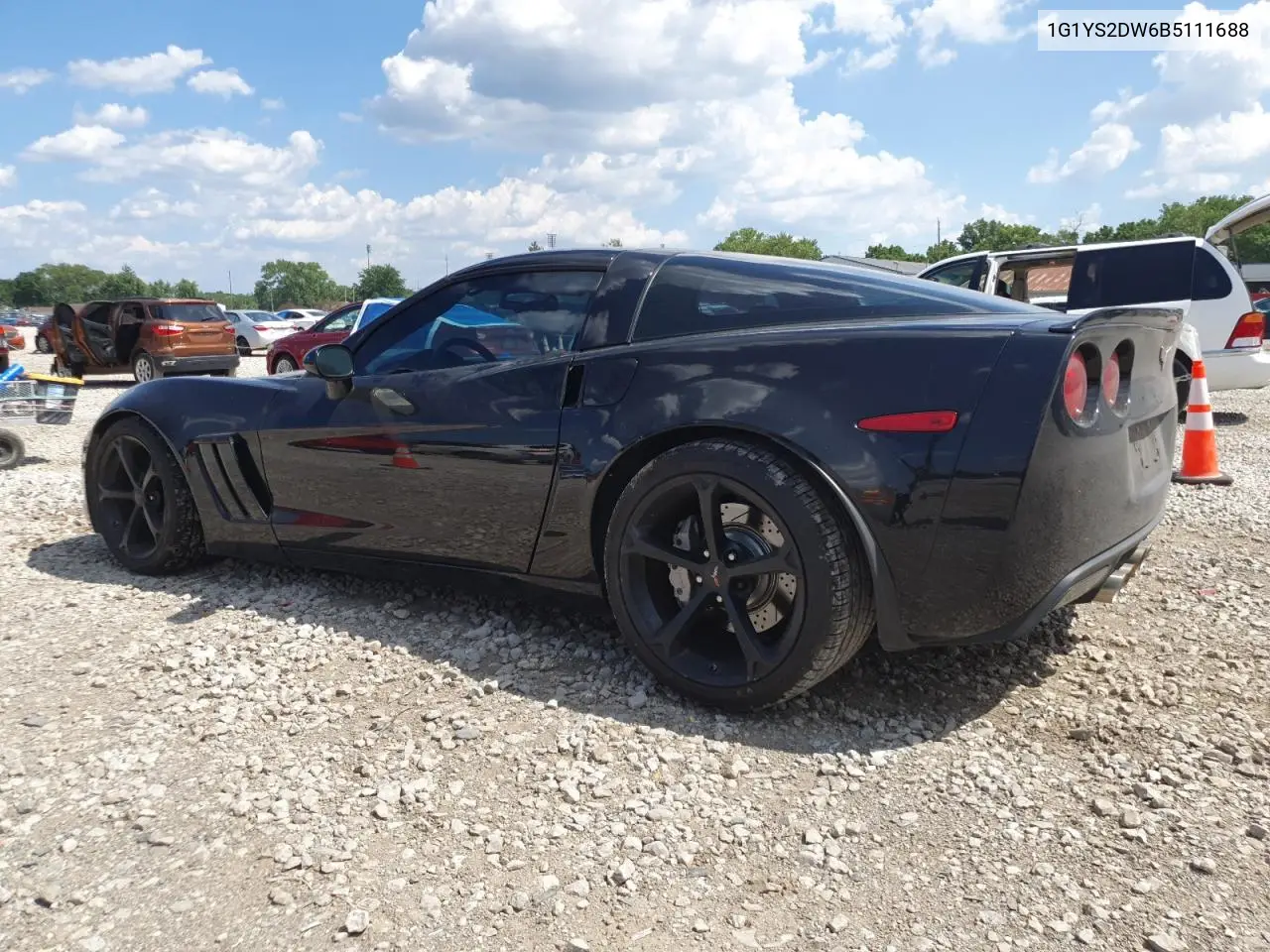 2011 Chevrolet Corvette Grand Sport VIN: 1G1YS2DW6B5111688 Lot: 63712565