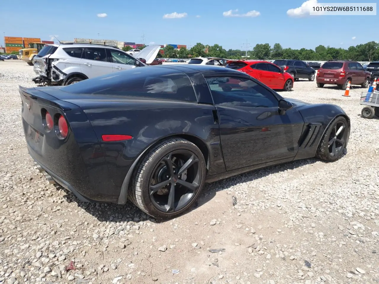2011 Chevrolet Corvette Grand Sport VIN: 1G1YS2DW6B5111688 Lot: 63712565