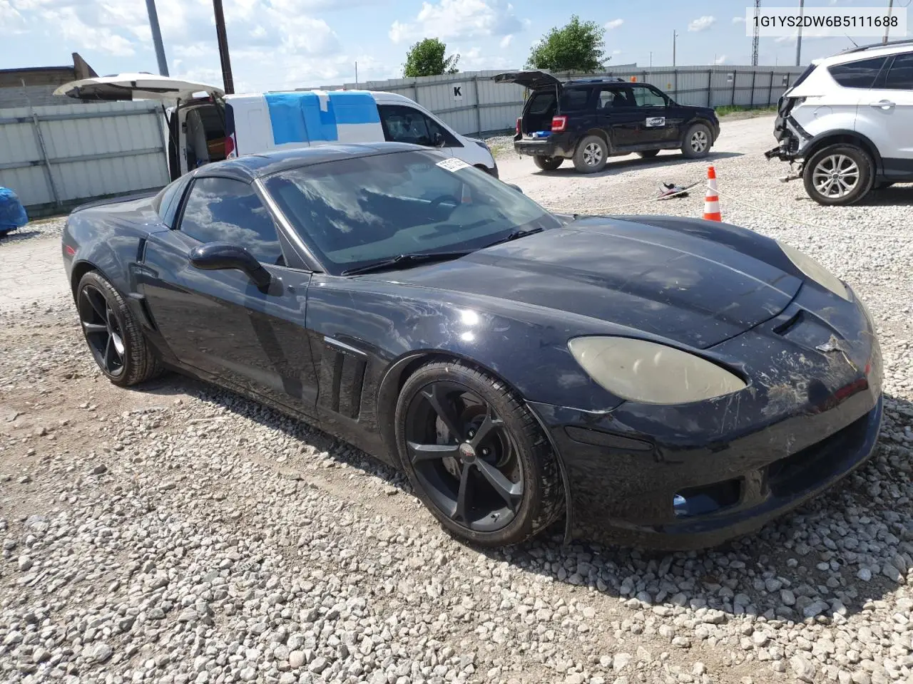 2011 Chevrolet Corvette Grand Sport VIN: 1G1YS2DW6B5111688 Lot: 63712565