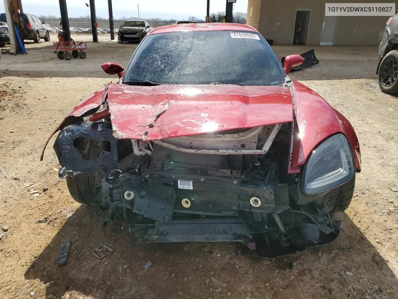 2012 Chevrolet Corvette Grand Sport VIN: 1G1YV2DWXC5110827 Lot: 47039565
