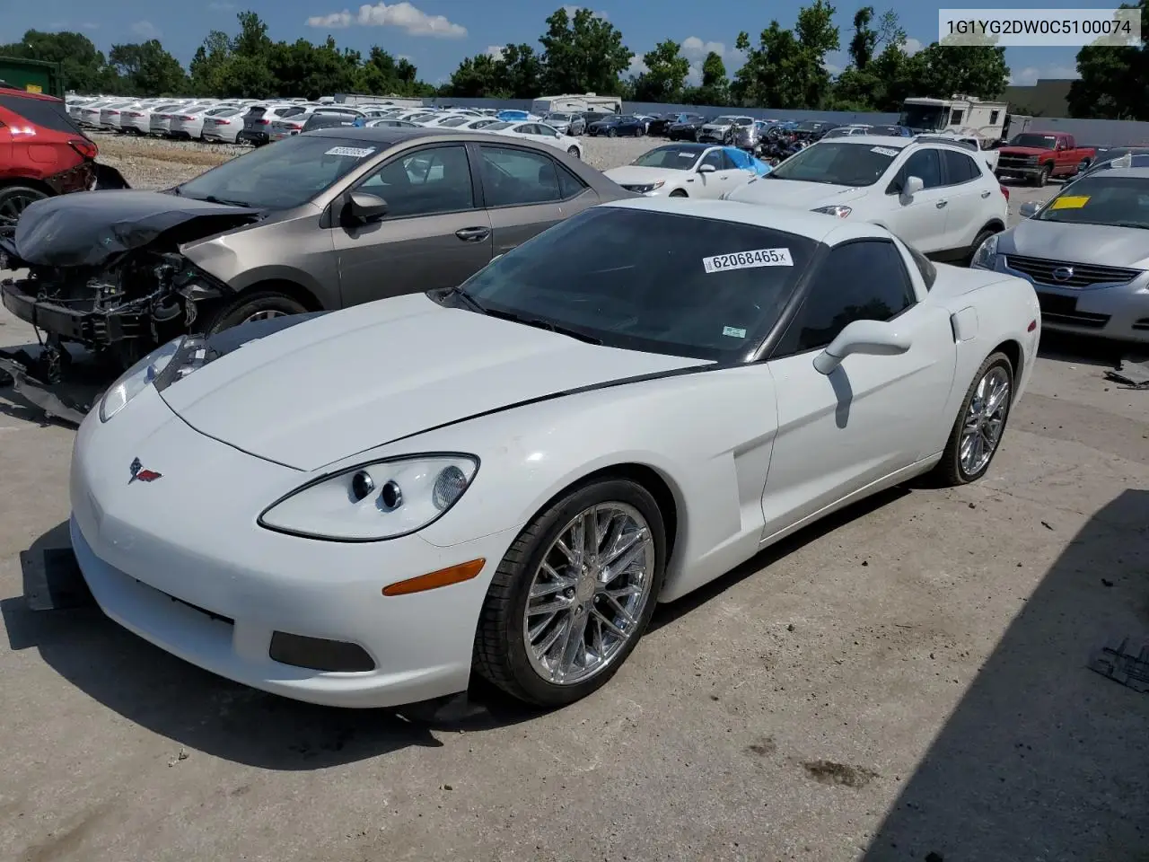 2012 Chevrolet Corvette VIN: 1G1YG2DW0C5100074 Lot: 62068465