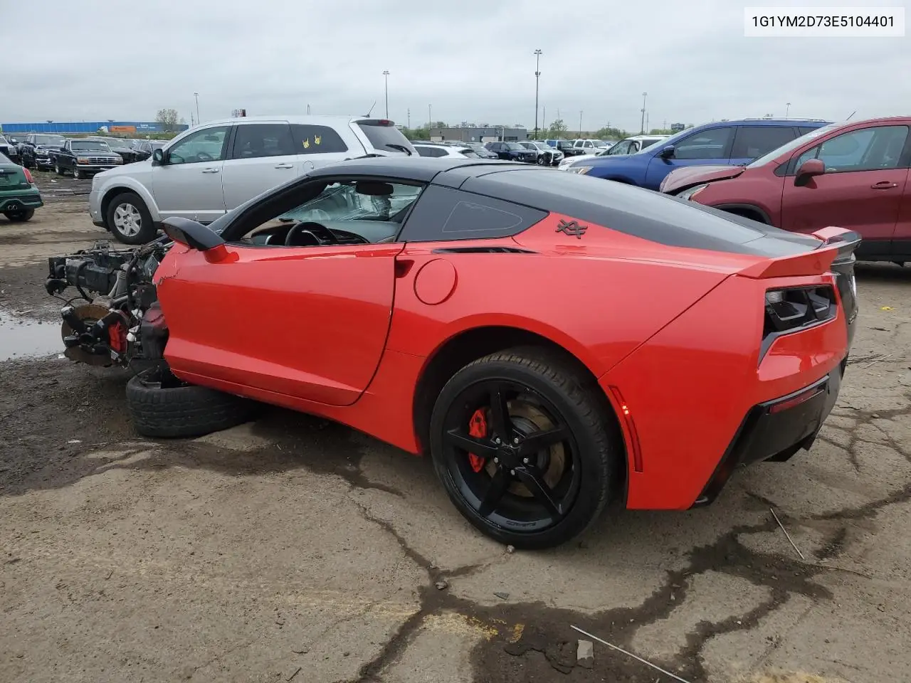 2014 Chevrolet Corvette Stingray Z51 3Lt VIN: 1G1YM2D73E5104401 Lot: 56961405