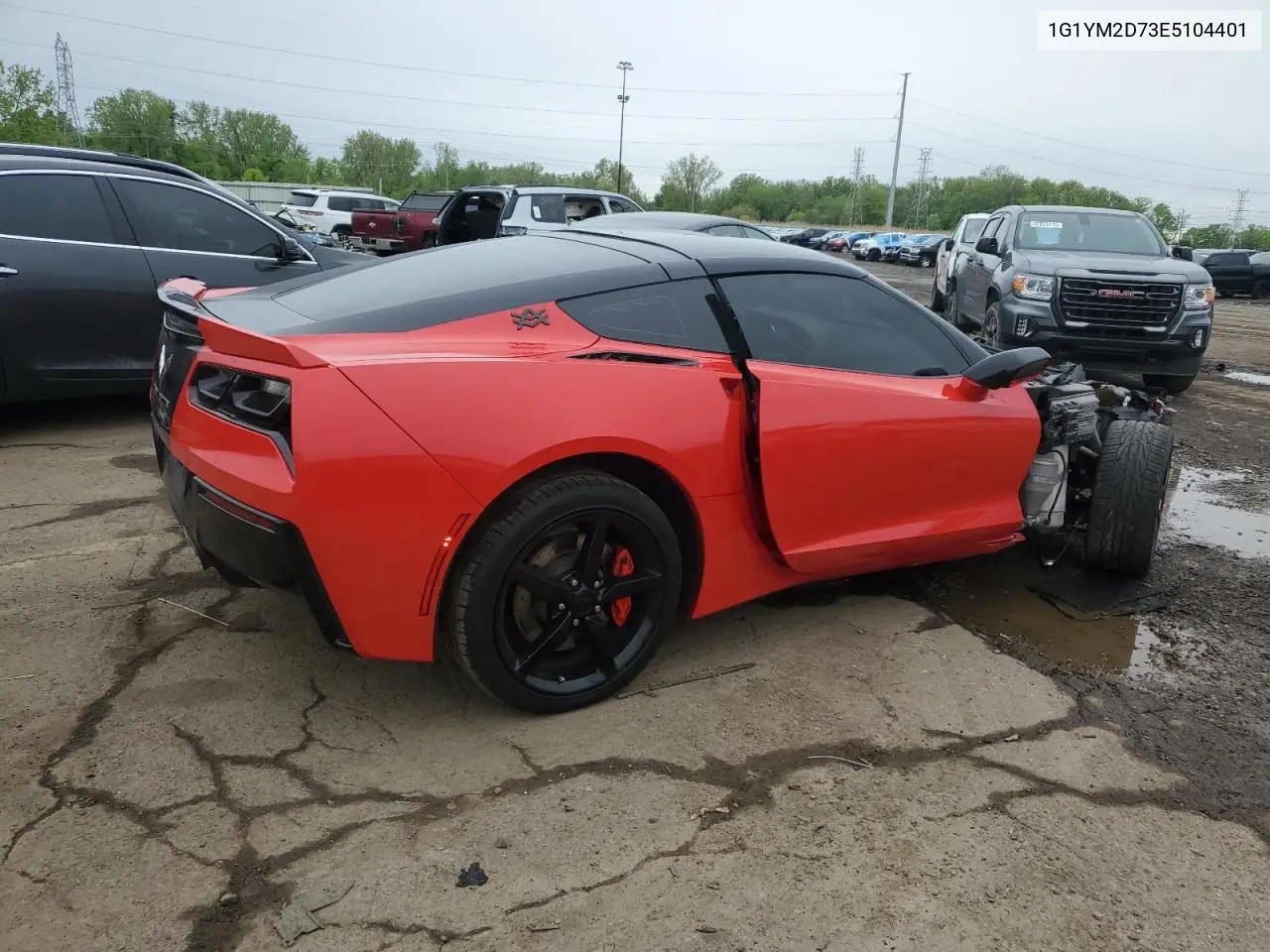 2014 Chevrolet Corvette Stingray Z51 3Lt VIN: 1G1YM2D73E5104401 Lot: 56961405