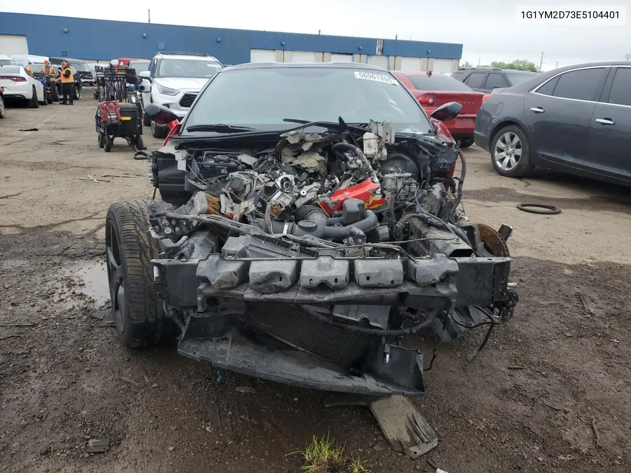 2014 Chevrolet Corvette Stingray Z51 3Lt VIN: 1G1YM2D73E5104401 Lot: 56961405