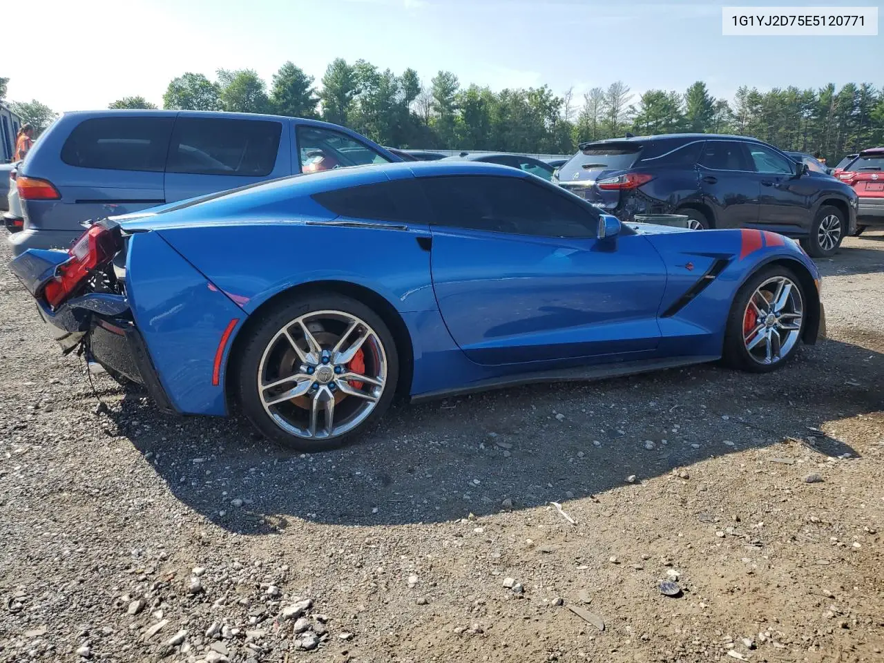 2014 Chevrolet Corvette Stingray Z51 2Lt VIN: 1G1YJ2D75E5120771 Lot: 62816205