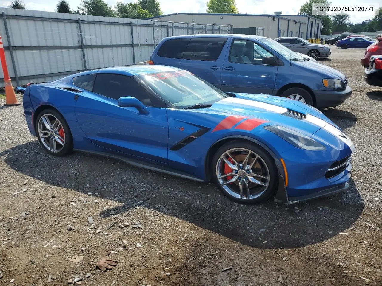 2014 Chevrolet Corvette Stingray Z51 2Lt VIN: 1G1YJ2D75E5120771 Lot: 62816205