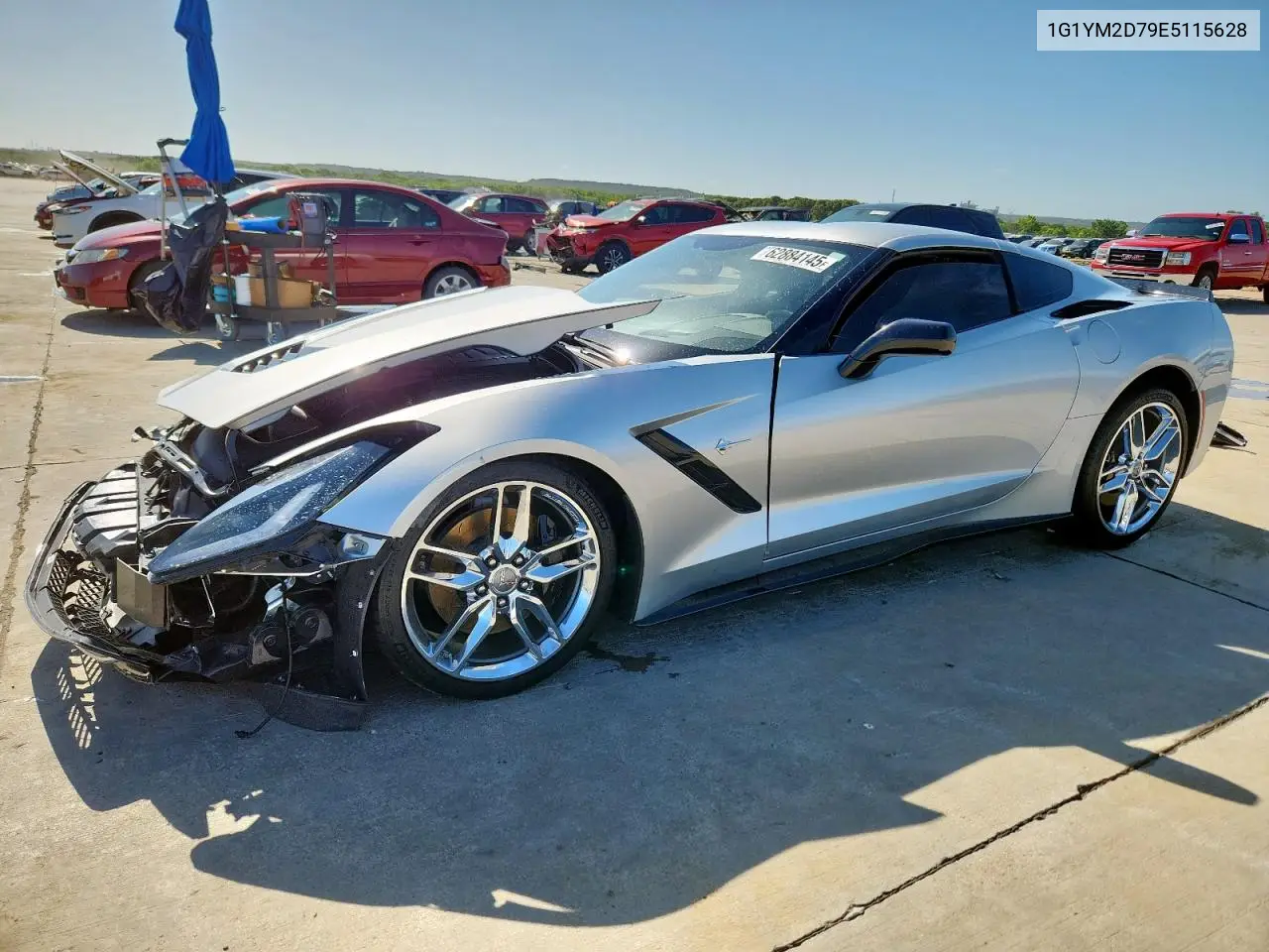 2014 Chevrolet Corvette Stingray Z51 3Lt VIN: 1G1YM2D79E5115628 Lot: 62884145