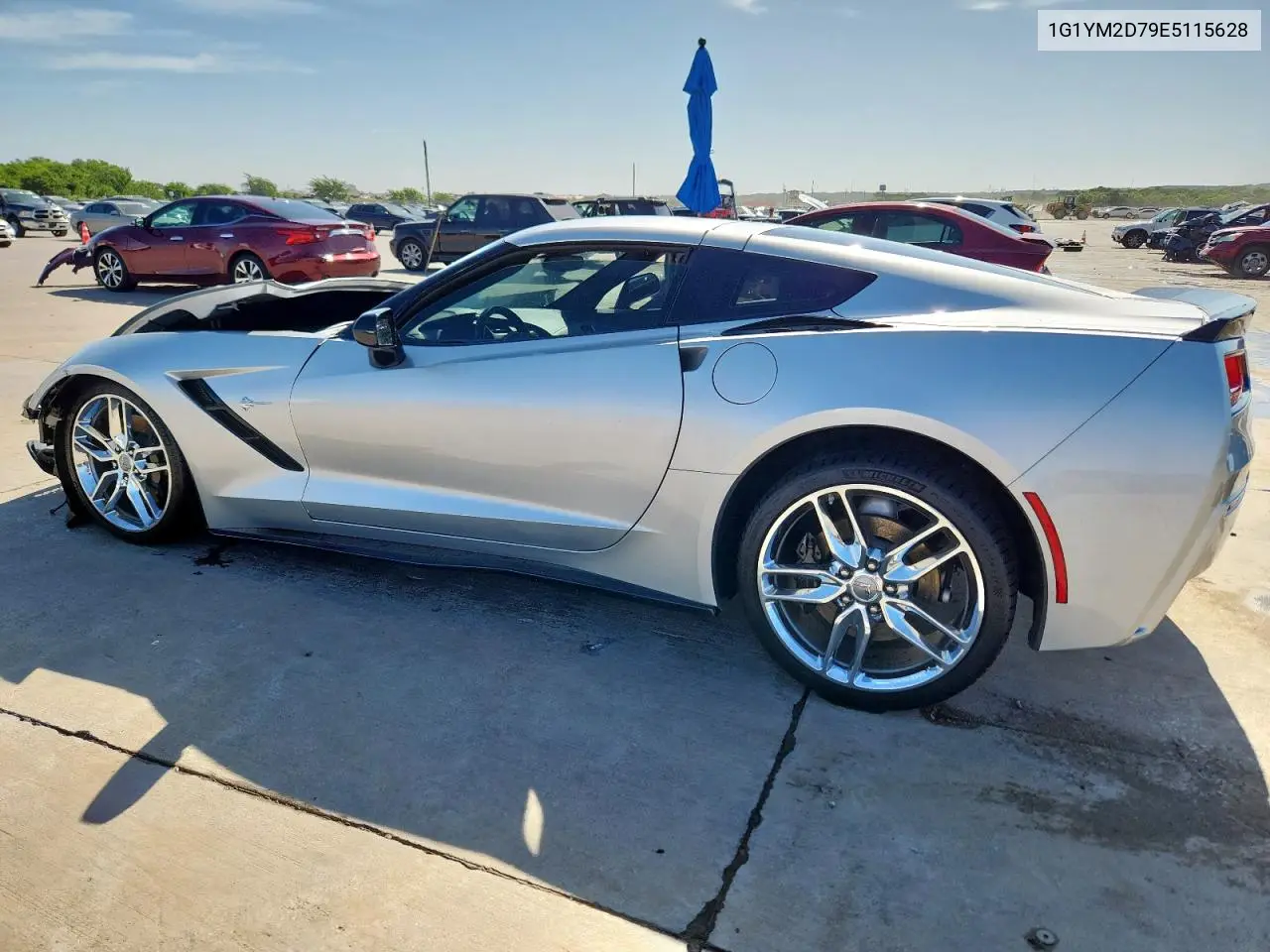 2014 Chevrolet Corvette Stingray Z51 3Lt VIN: 1G1YM2D79E5115628 Lot: 62884145