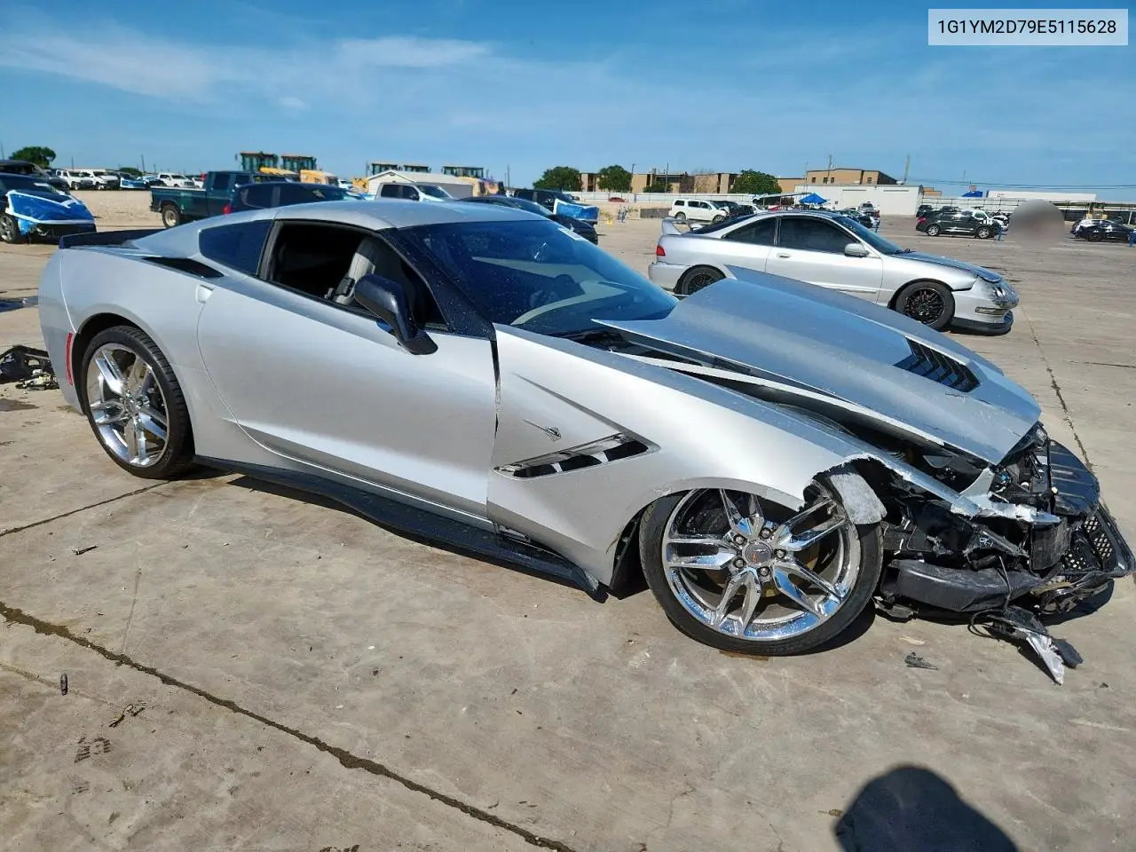 2014 Chevrolet Corvette Stingray Z51 3Lt VIN: 1G1YM2D79E5115628 Lot: 62884145