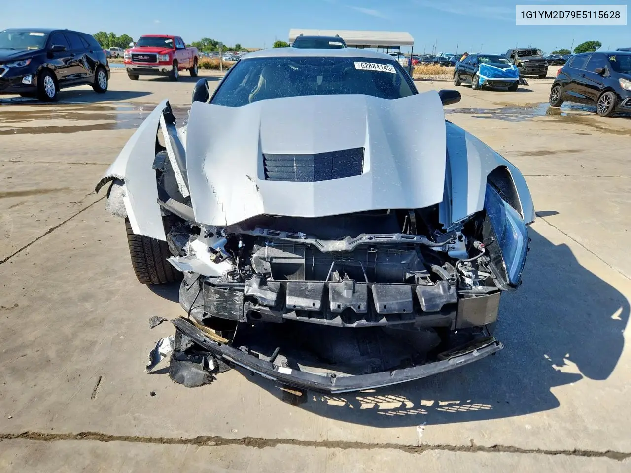 2014 Chevrolet Corvette Stingray Z51 3Lt VIN: 1G1YM2D79E5115628 Lot: 62884145