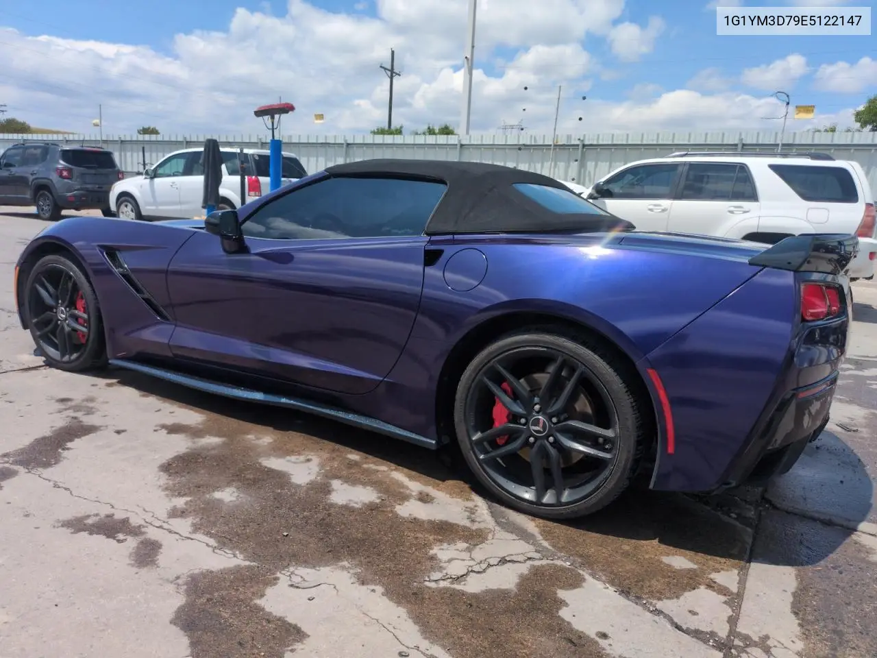 2014 Chevrolet Corvette Stingray Z51 3Lt VIN: 1G1YM3D79E5122147 Lot: 62949545