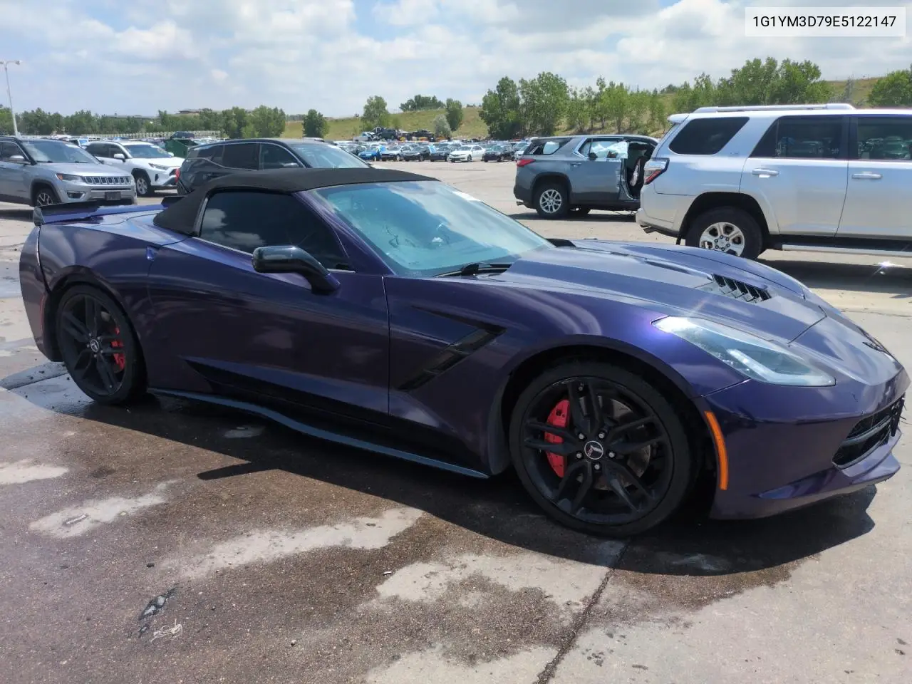 2014 Chevrolet Corvette Stingray Z51 3Lt VIN: 1G1YM3D79E5122147 Lot: 62949545