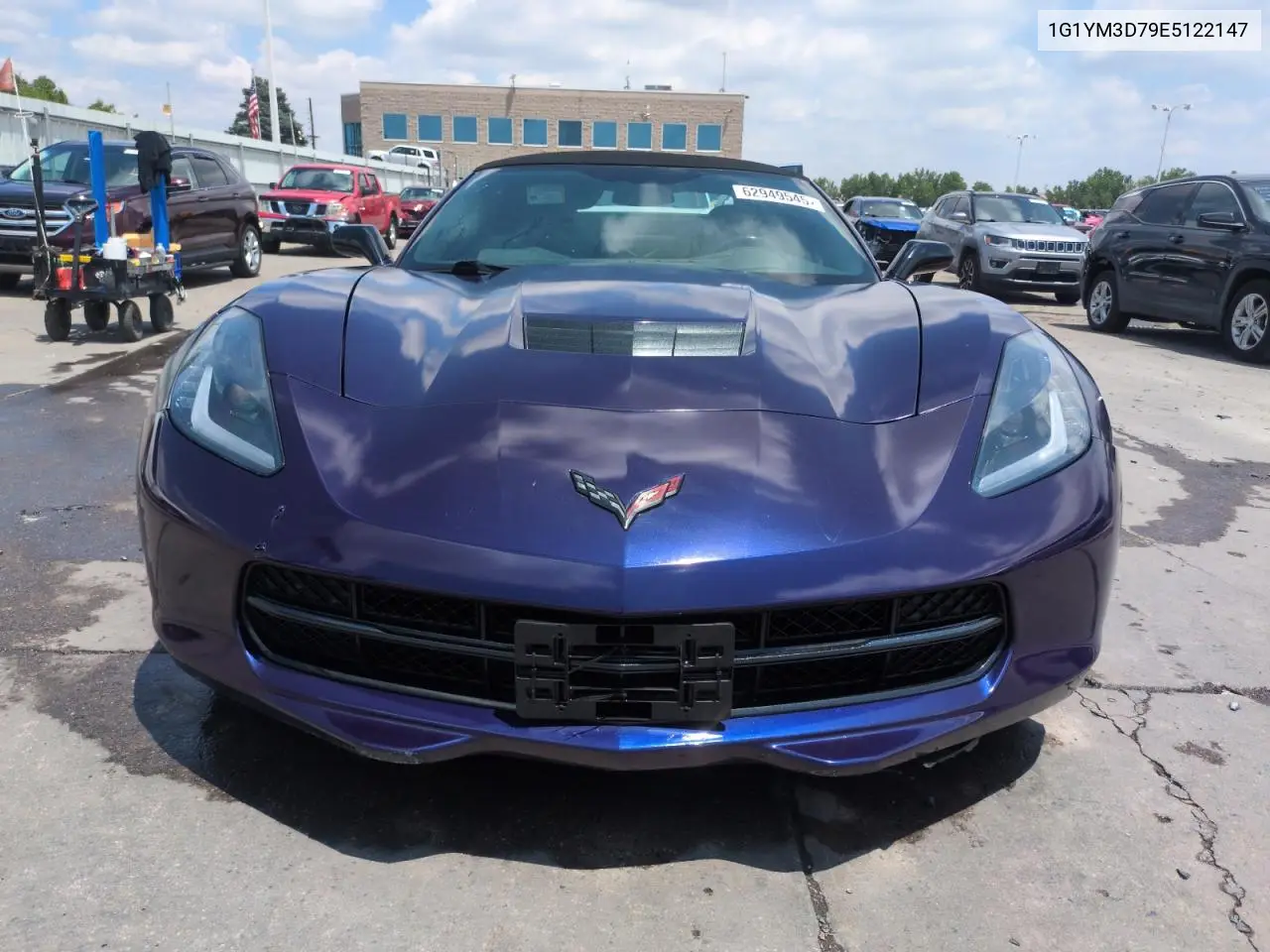 2014 Chevrolet Corvette Stingray Z51 3Lt VIN: 1G1YM3D79E5122147 Lot: 62949545