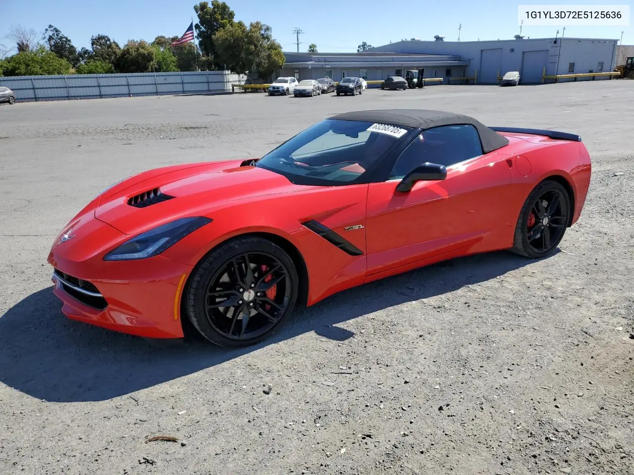 2014 Chevrolet Corvette Stingray Z51 3Lt VIN: 1G1YL3D72E5125636 Lot: 63268705