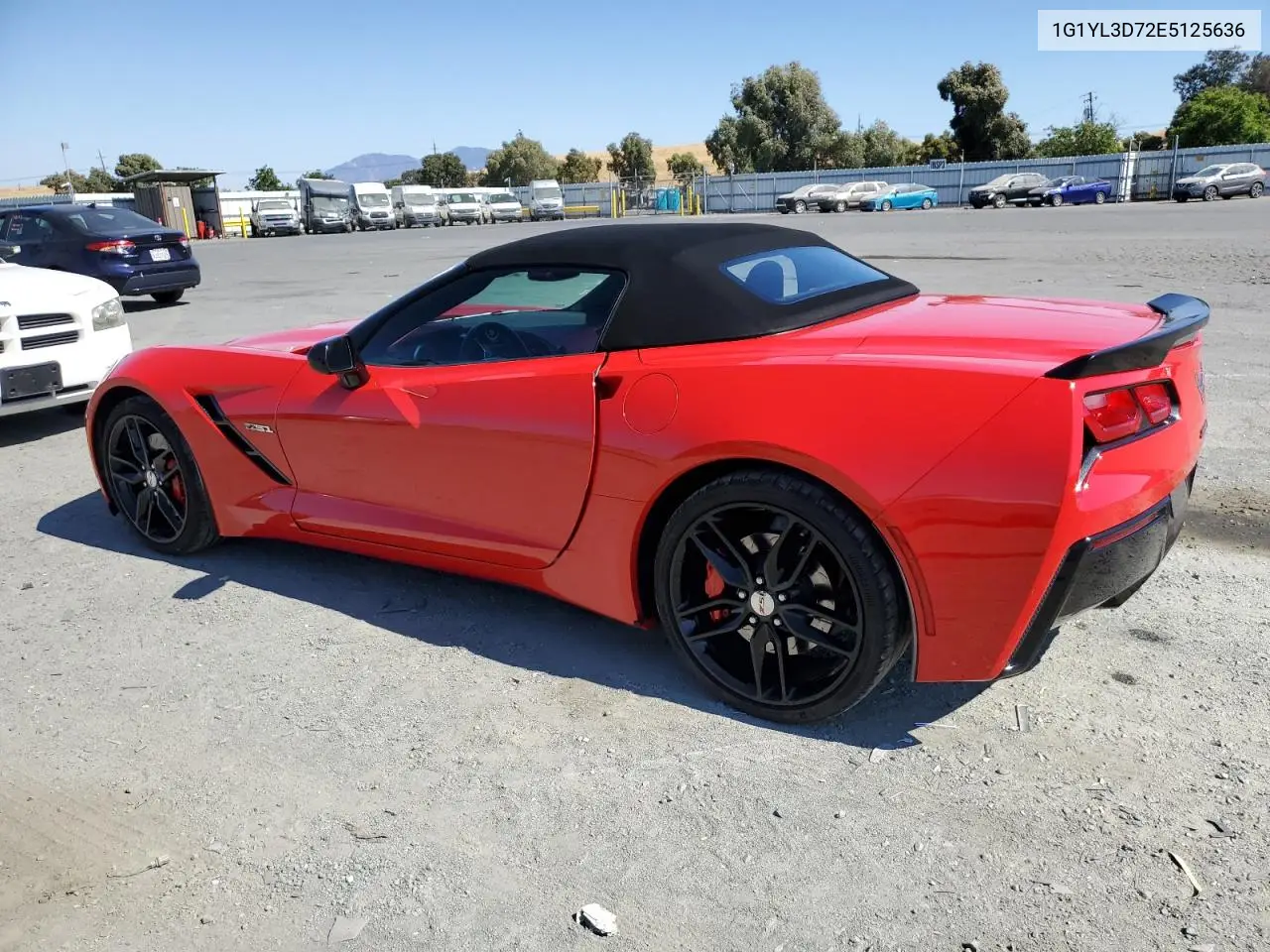 2014 Chevrolet Corvette Stingray Z51 3Lt VIN: 1G1YL3D72E5125636 Lot: 63268705