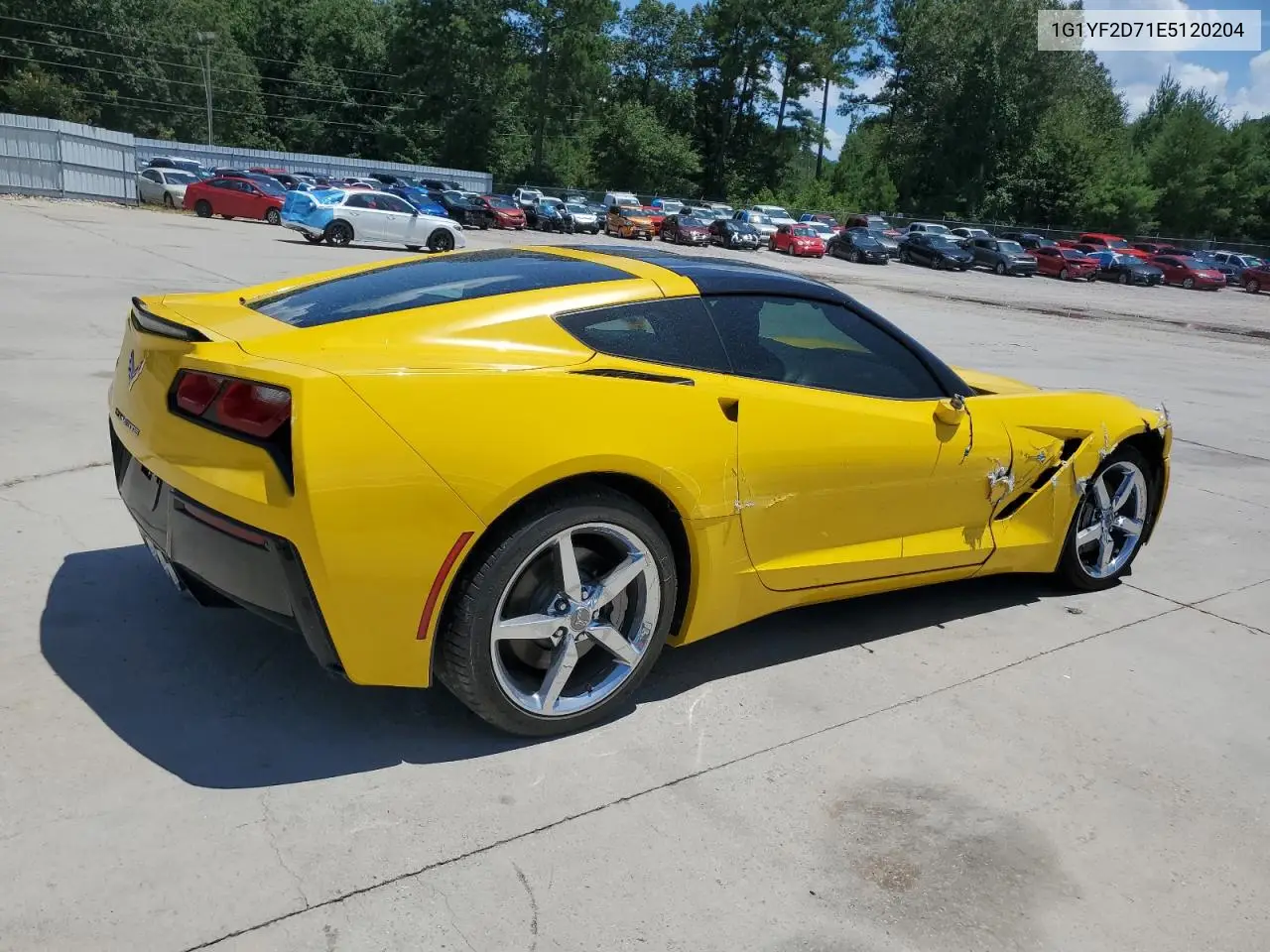 2014 Chevrolet Corvette Stingray 3Lt VIN: 1G1YF2D71E5120204 Lot: 64175275