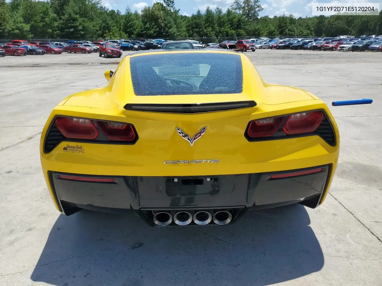 2014 Chevrolet Corvette Stingray 3Lt VIN: 1G1YF2D71E5120204 Lot: 64175275