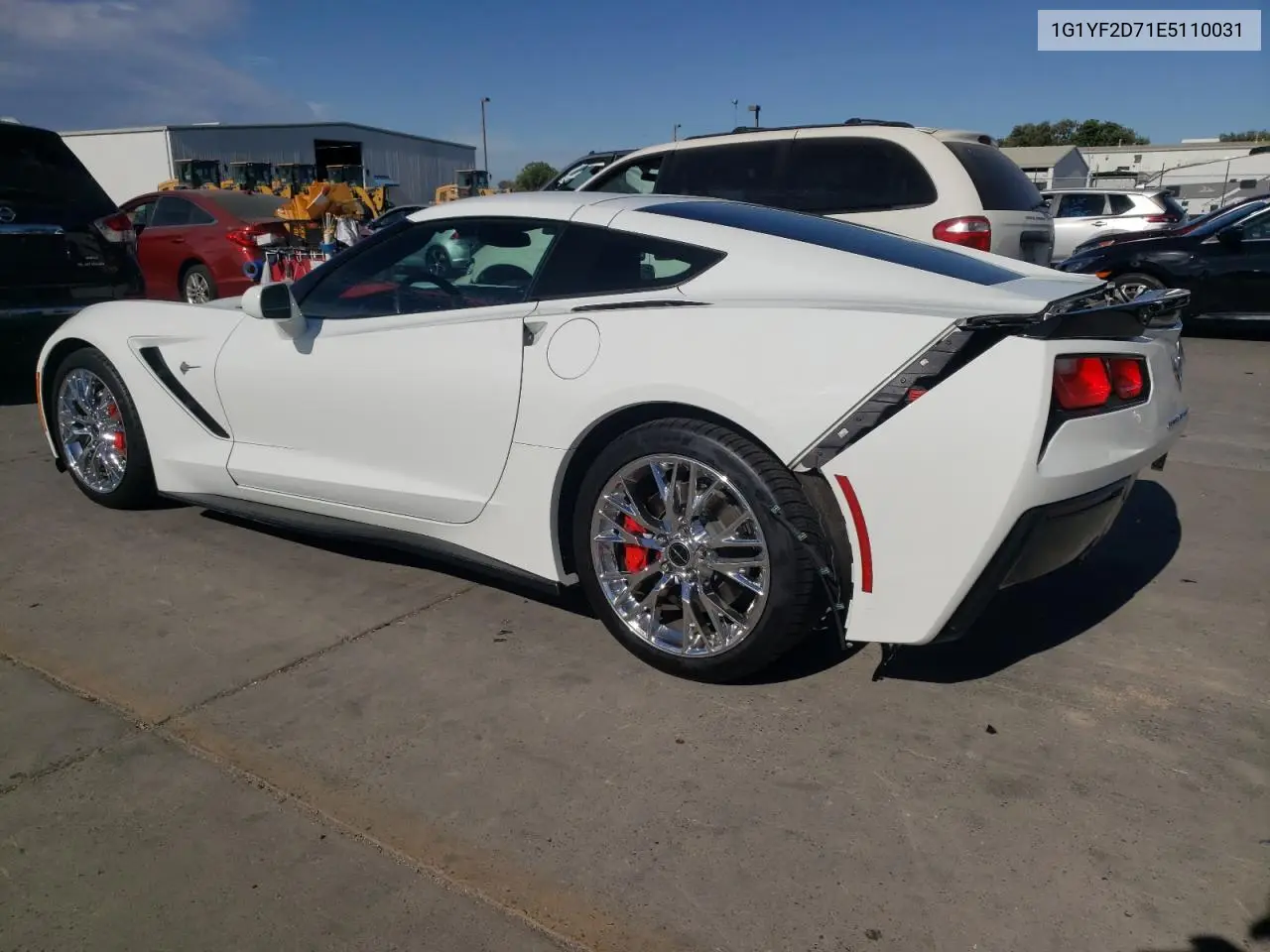 2014 Chevrolet Corvette Stingray 3Lt VIN: 1G1YF2D71E5110031 Lot: 65703495