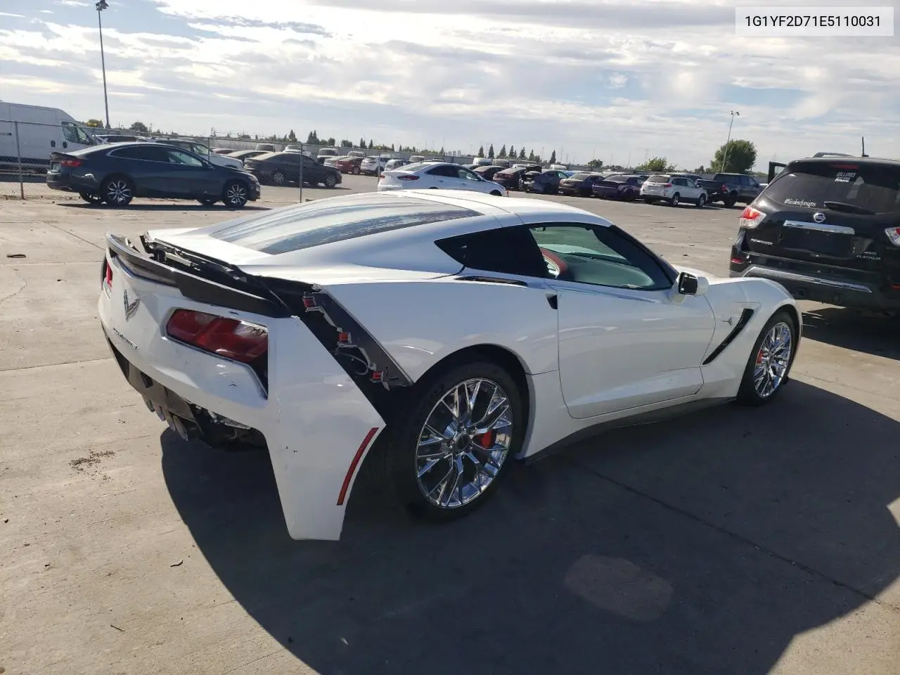 2014 Chevrolet Corvette Stingray 3Lt VIN: 1G1YF2D71E5110031 Lot: 65703495
