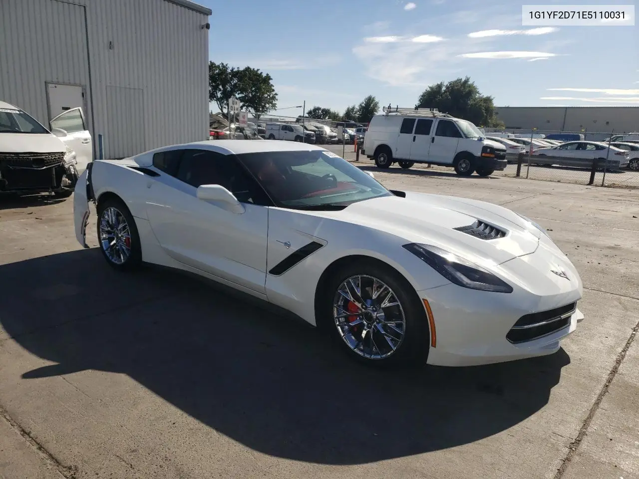 2014 Chevrolet Corvette Stingray 3Lt VIN: 1G1YF2D71E5110031 Lot: 65703495