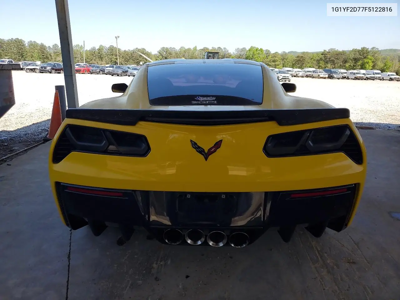 2015 Chevrolet Corvette Stingray 3Lt VIN: 1G1YF2D77F5122816 Lot: 53448665
