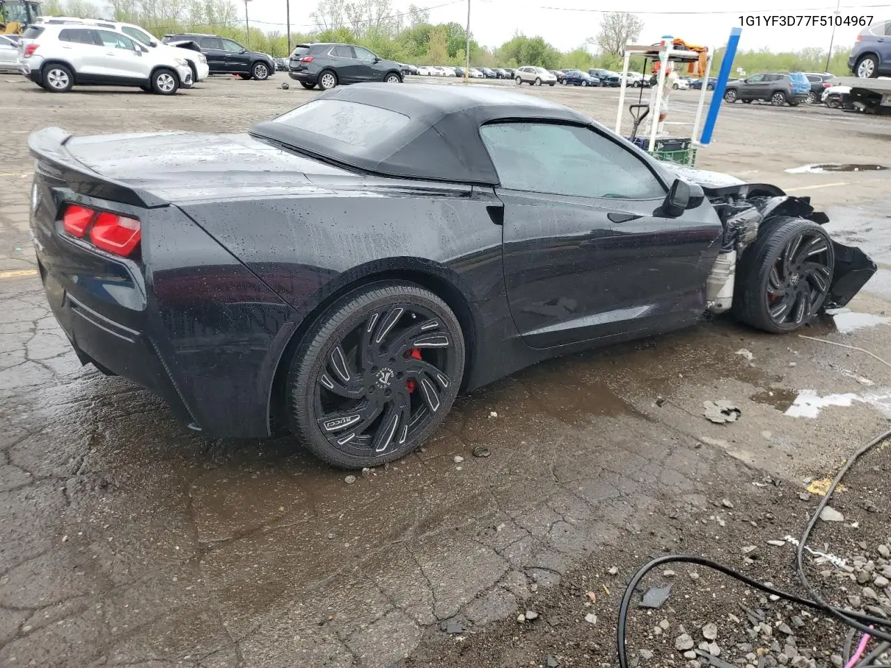 2015 Chevrolet Corvette Stingray 3Lt VIN: 1G1YF3D77F5104967 Lot: 55443035