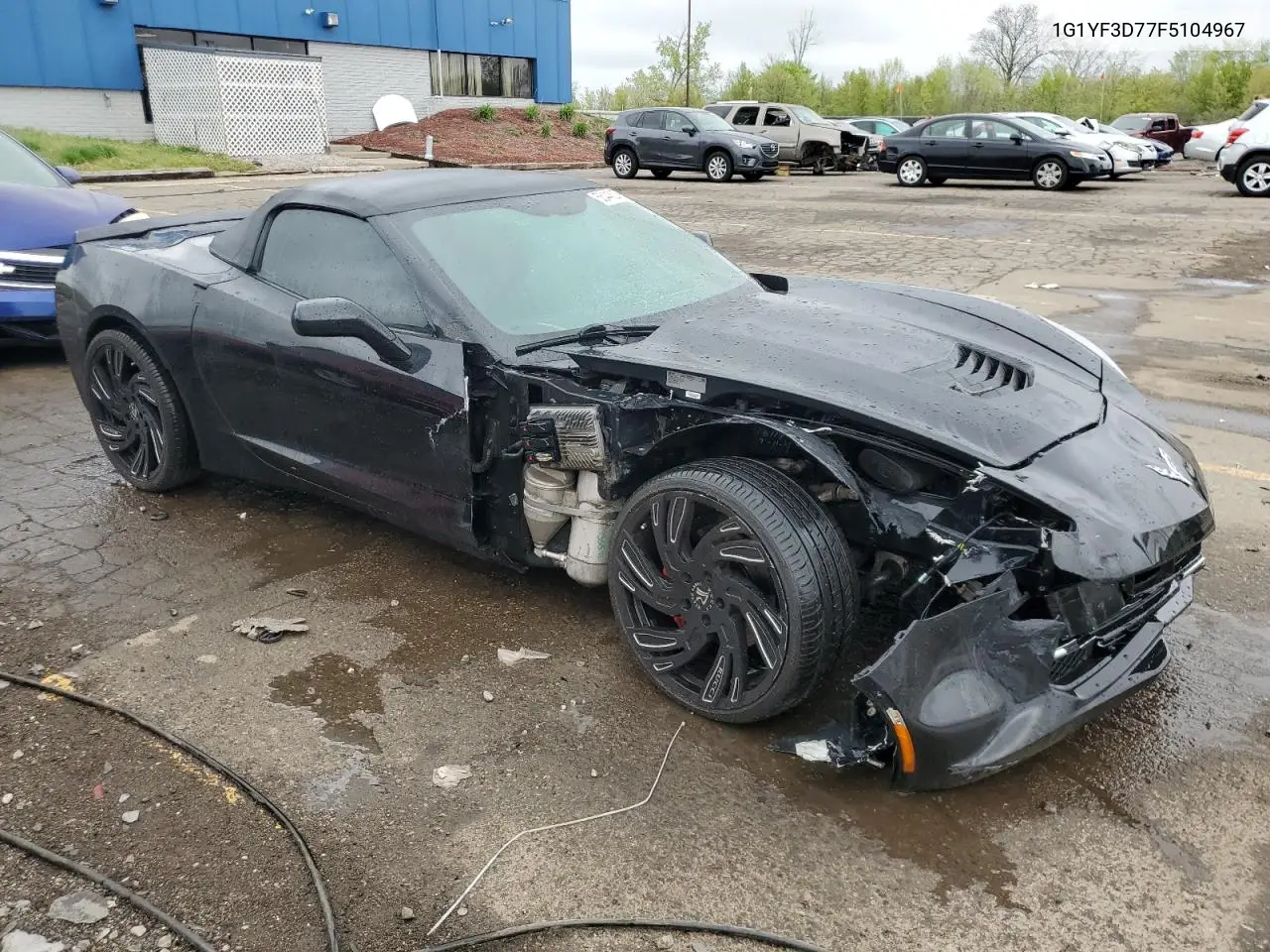 2015 Chevrolet Corvette Stingray 3Lt VIN: 1G1YF3D77F5104967 Lot: 55443035