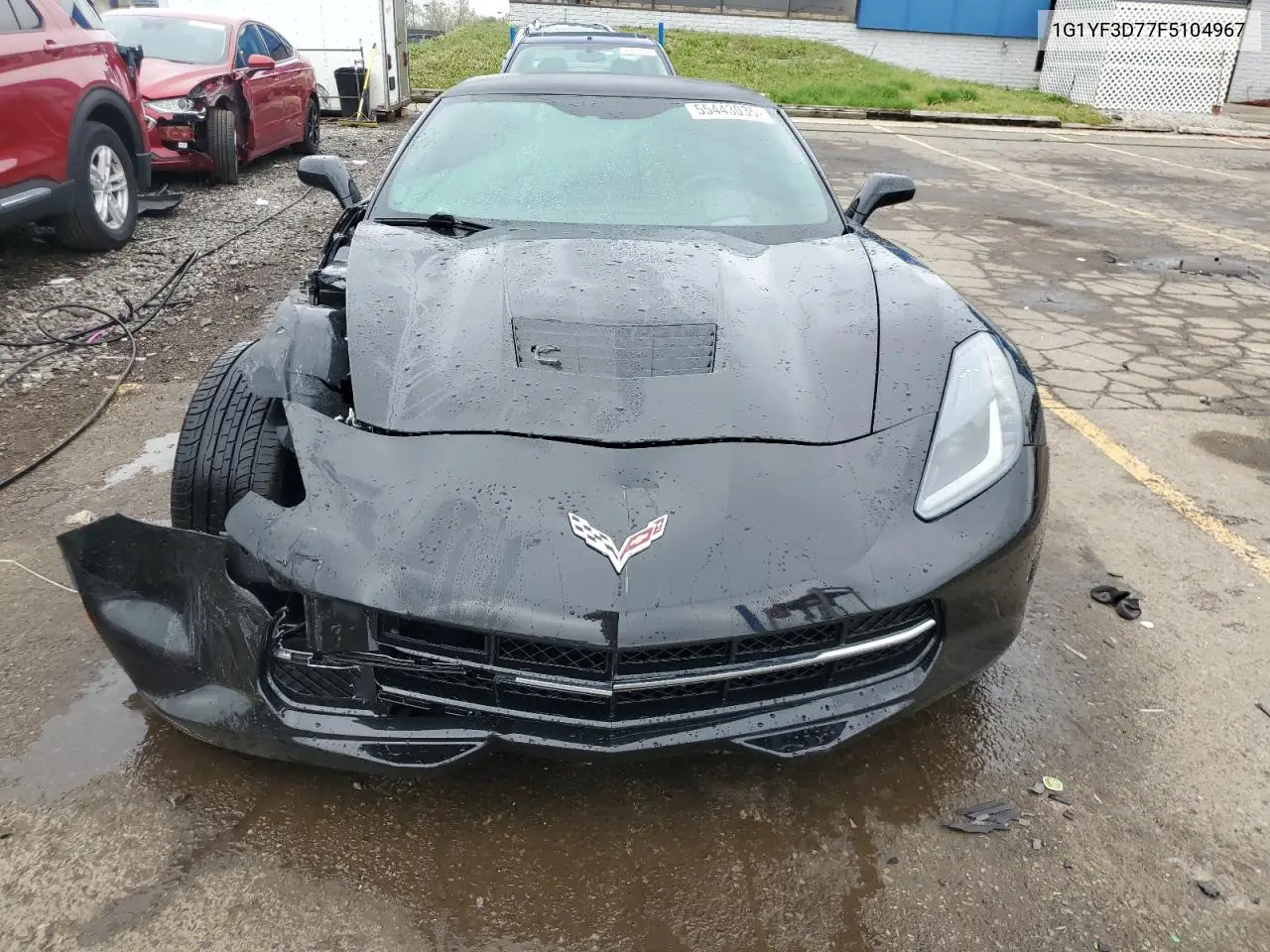 2015 Chevrolet Corvette Stingray 3Lt VIN: 1G1YF3D77F5104967 Lot: 55443035