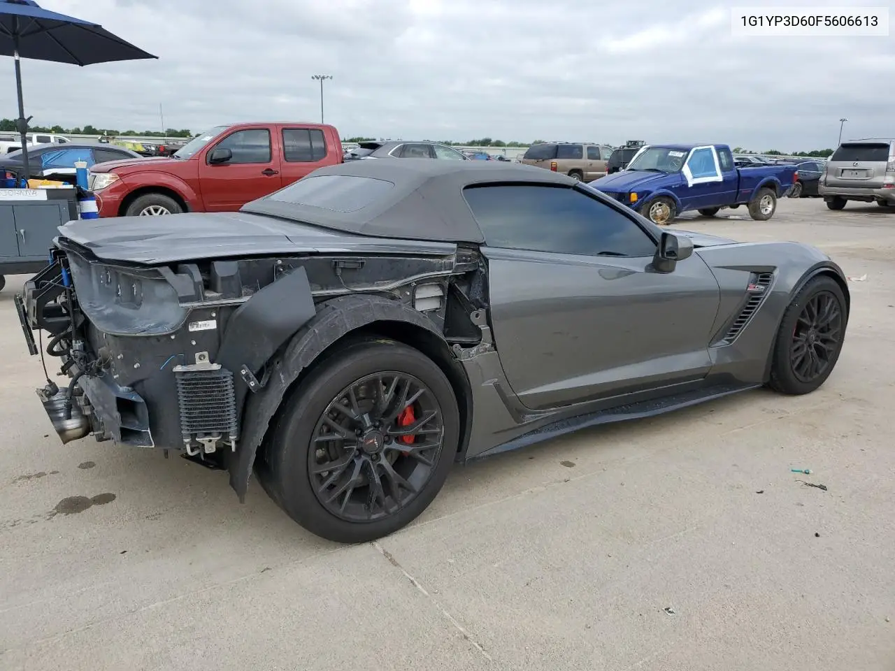 2015 Chevrolet Corvette Z06 1Lz VIN: 1G1YP3D60F5606613 Lot: 56017905