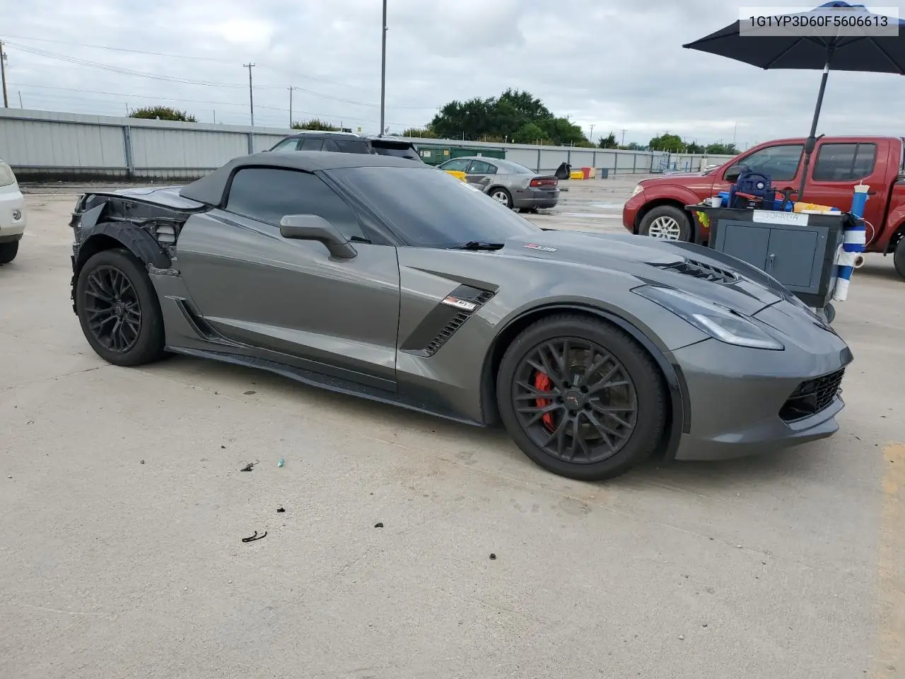 2015 Chevrolet Corvette Z06 1Lz VIN: 1G1YP3D60F5606613 Lot: 56017905