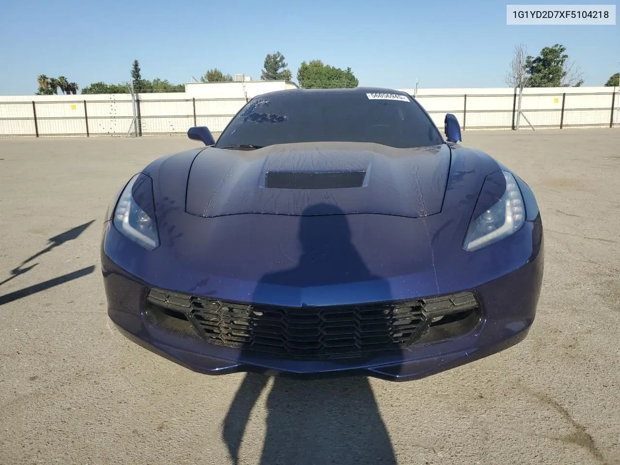 2015 Chevrolet Corvette Stingray 2Lt VIN: 1G1YD2D7XF5104218 Lot: 56056945