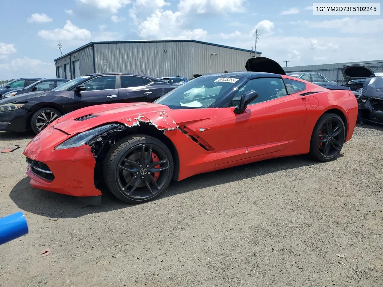 2015 Chevrolet Corvette Stingray Z51 3Lt VIN: 1G1YM2D73F5102245 Lot: 59123255