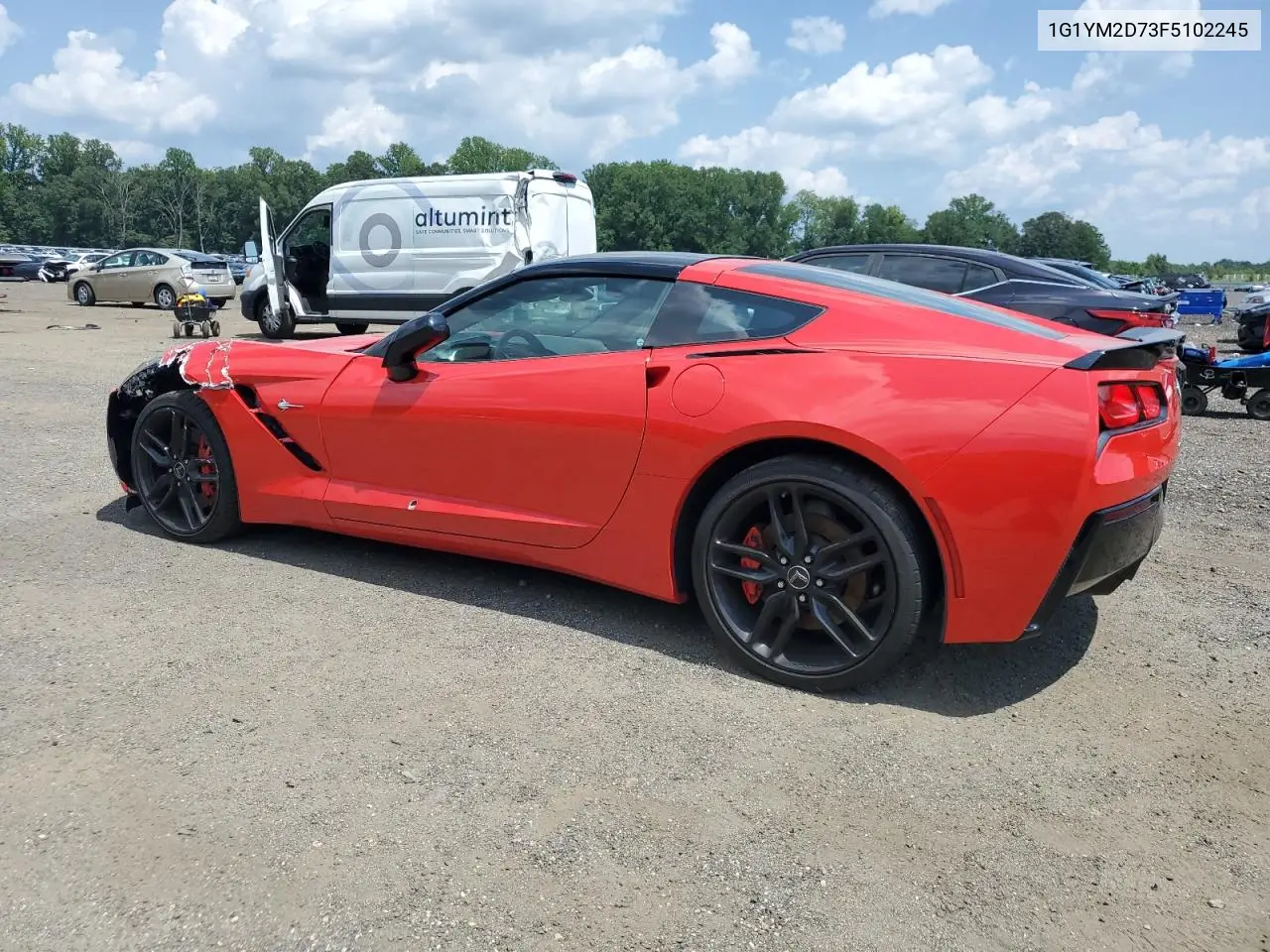 2015 Chevrolet Corvette Stingray Z51 3Lt VIN: 1G1YM2D73F5102245 Lot: 59123255
