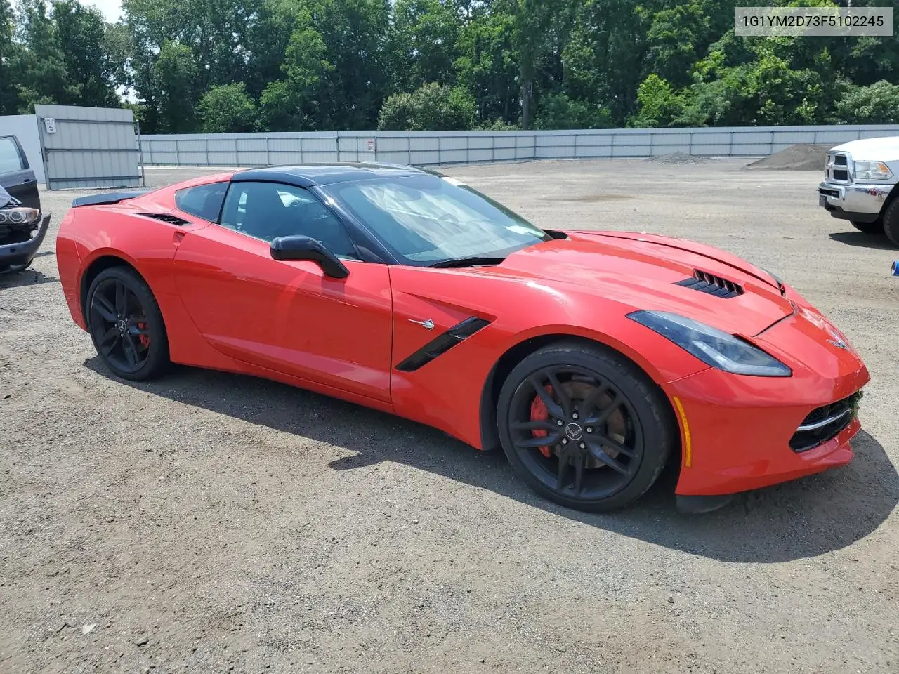 2015 Chevrolet Corvette Stingray Z51 3Lt VIN: 1G1YM2D73F5102245 Lot: 59123255