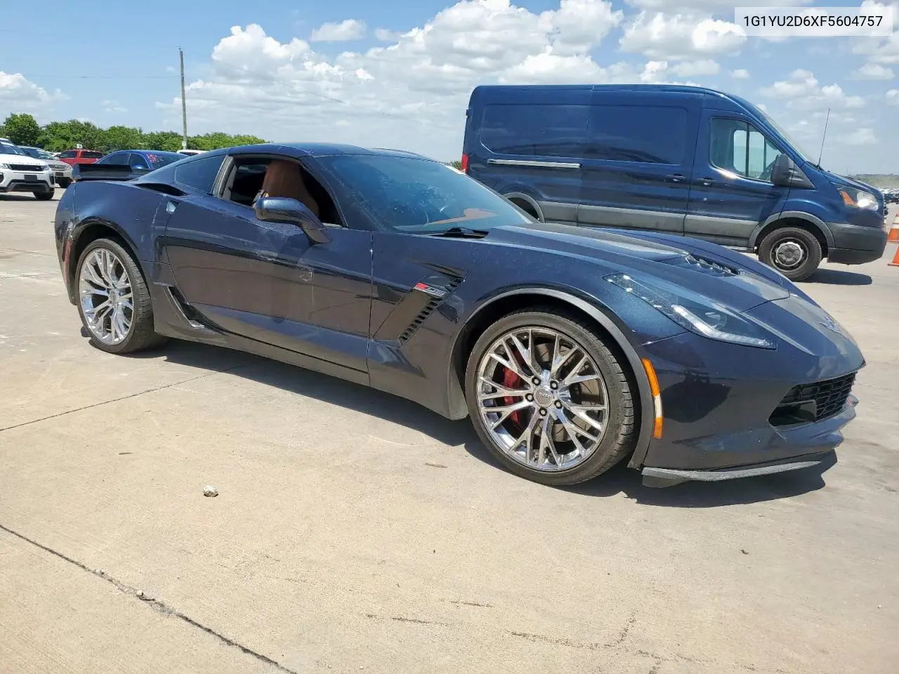 2015 Chevrolet Corvette Z06 3Lz VIN: 1G1YU2D6XF5604757 Lot: 61006975