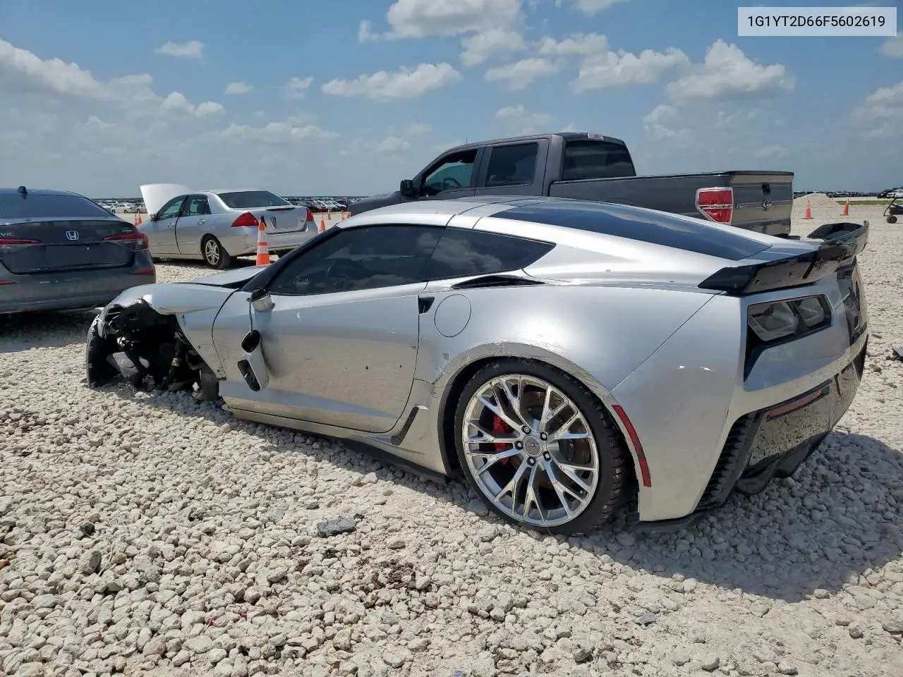 2015 Chevrolet Corvette Z06 3Lz VIN: 1G1YT2D66F5602619 Lot: 61028745