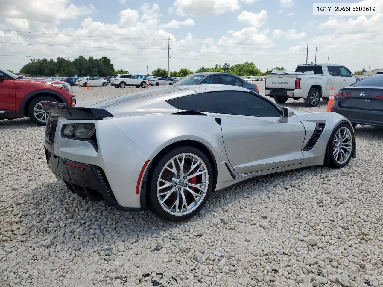 2015 Chevrolet Corvette Z06 3Lz VIN: 1G1YT2D66F5602619 Lot: 61028745