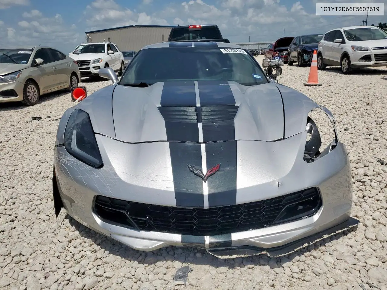 2015 Chevrolet Corvette Z06 3Lz VIN: 1G1YT2D66F5602619 Lot: 61028745